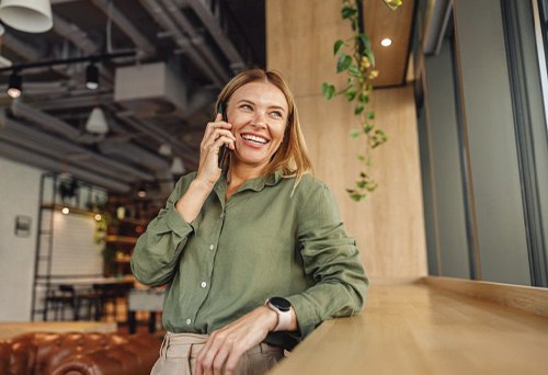 Lady schedules consultation over phone